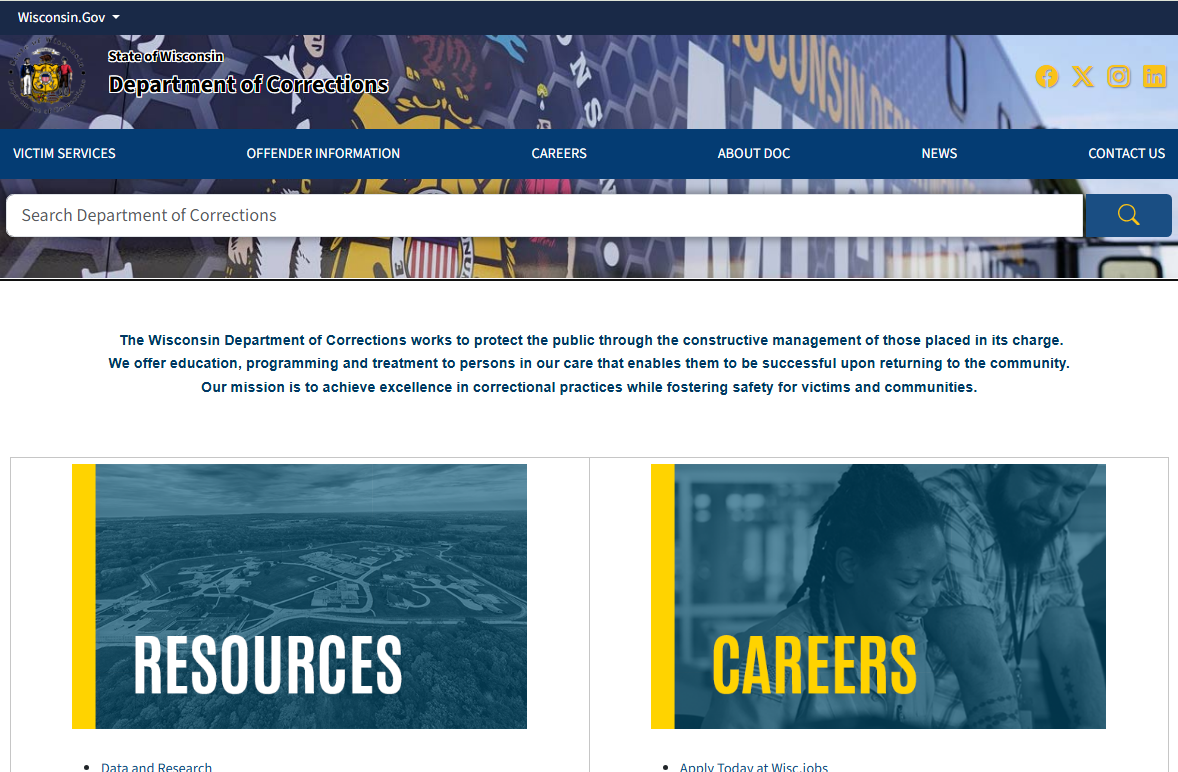 Wisconsin Inmate Locator - Wisconsin Inmate Locator