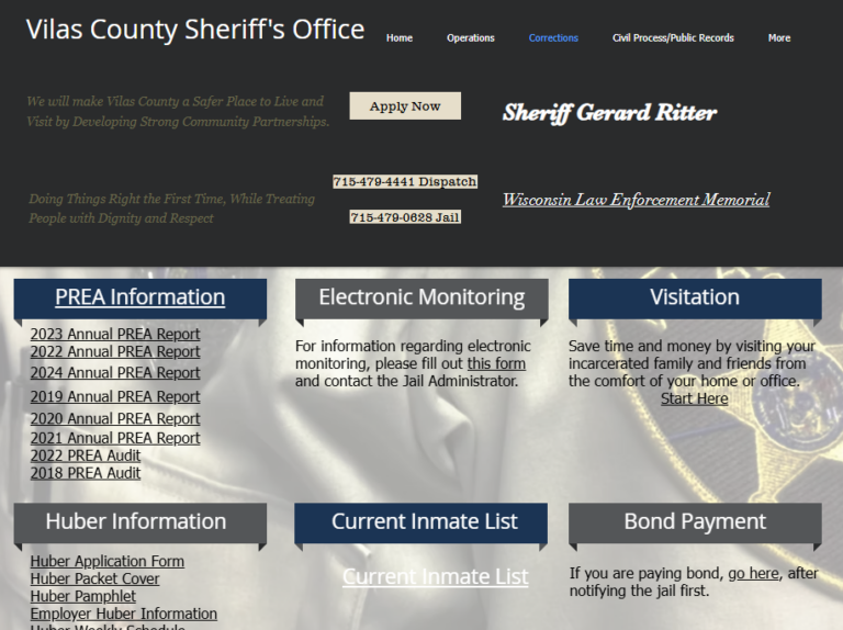 Wisconsin Inmate Locator Vilas County Jail Inmate Locator - Wisconsin Inmate Locator